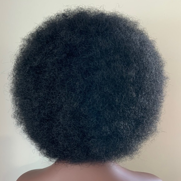 Black Premium Fiber Afro Wig for Daily Wear/Disco Event/Cosplay and more - Picture 5 of 5